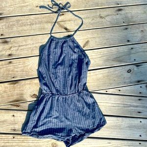 Jella C. Romper; Size small; pin-striped ❤️‍🔥